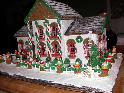 Ginger bread house decoration Ginger bread house